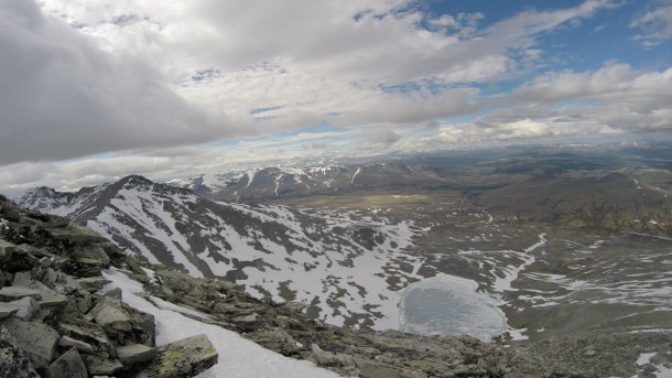Utsikten på vei opp Høgronden.